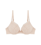 AURA SPOTLIGHT - Push-up podprsenka: pohodlie a sexy dekolt (košíčky A-E) Triumph CREAMY DREAM 90A