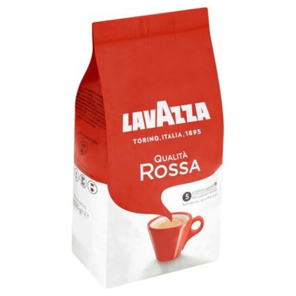 LAVAZZA Qualita Rossa 1 kg / Zrnková káva / 60% Robusta amp; 40% Arabica / Vákuové balenie (8000070035904)