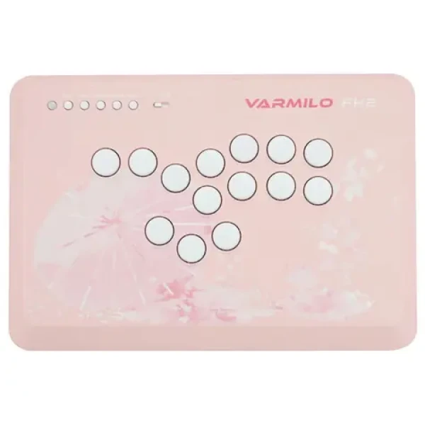 Varmilo FK2 Arcade Controller Sakura / Arkádový herný ovládač pre PC / 14 tlačidiel / USB (A77A103H5A0A01A070)
