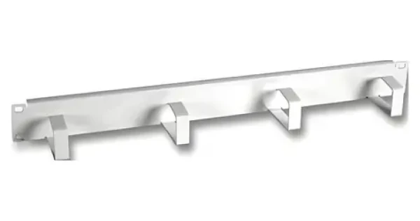 EFB 699995 šedá / Káblový organizér / 1U / 19" / oceľ / 4 káblové oká (699995)