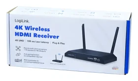 LogiLink HDW0103 bezdrôtový HDMI prijímač / Prijímač / 4K 60Hz / HDCP 2.2 / Dosah 150 m (HDW0103AR)