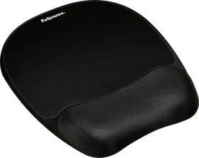 Fellowes penová čierna / Podložka pod myš a zápästie / Pamäťová pena / 230 × 220 × 20 mm