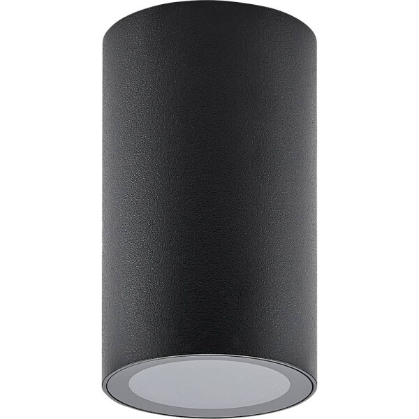 Deko Light 348244 Can IP44, 1x 7,5 W GU10, Schwarz Stropné svítidlo GU10 7.5 W čierna; 348244