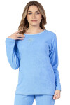 Dámske pyžamo 677 blue - REGINA světle modrá XL