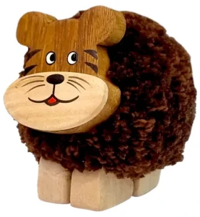2Kids Toys Drevená figúrka XL pompon Tiger (2D98001)