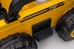 Mamido Mamido Detský elektrický bager CAR-26B žltý | 4x4 | RC 2.4Ghz | EKO koža | 12V10Ah