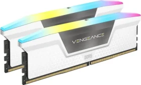Corsair Vengeance RGB 32GB (2x16) DDR5 6000MHz biela / C36 / DIMM / XMP 3.0 (CMH32GX5M2B6000C36W)
