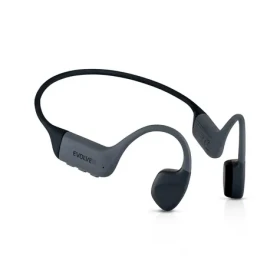 Evolveo BoneMax šedá / bezdrôtové slúchadlá na lícne kosti / Bluetooth / MP3 / 32GB / IPX8 (BONEMAX32-GY)