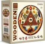 Wooden City Drevené puzzle Oko vesmíru