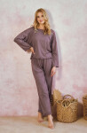 Taro Zoya 3439 long/r S-XL Z25/26 dámske pyžamo Kakao L