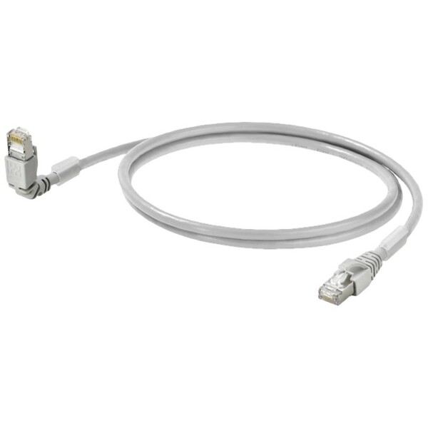 Weidmüller 1248280050 RJ45 sieťové káble, prepojovacie káble CAT 6A S/FTP 5.00 m sivá 1 ks; 1248280050