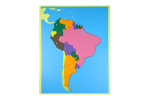 Moyo Montessori Moyo Montessori Puzzle - mapa Južná Amerika - bez rámčeka