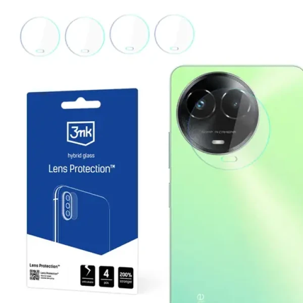 3mk Lens Protection hybridné sklo pre Realme C67 / Ochranné sklo kamery / 4 ks