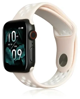 Beline Sport Silicone 42/44/45/49 mm ružová / Remienok pre Apple Watch / Silikónový / Perforovaný
