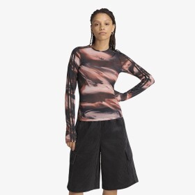Tričko adidas Graphic Mesh T-Shirt Vermillion/ Crystal Linen/ Aurora Coffee XS