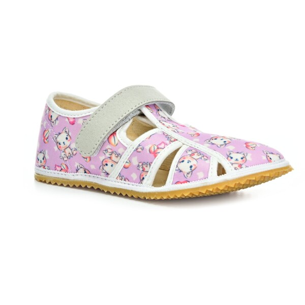 Jonap Fialová mačička barefoot papuče NEW 24 EUR
