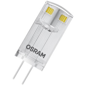 OSRAM HOMELIGHTING 4058075758001 LED En.trieda 2021 F (A - G) G4 0.9 W = 10 W teplá biela (Ø x v) 12 mm x 12 mm 5 ks; 4058075758001