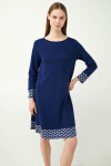 Vamp - Nočná košeľa s potlačou 21403 - Vamp blue print M