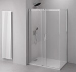 POLYSAN - THRON ROUND obdĺžnikový sprchový kút 1000x900, guľaté pojazdy TL1090-5005