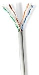 Nedis CAT6 šedá / Inštalačný kábel / U/UTP / 305 m / vnútorný / okrúhly / PVC (CCBG8520GY305S)