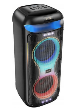 HOCO Bluetooth reproduktor + 2 x bezdrôtový mikrofón HA13 Max čierny