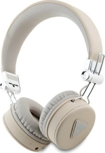 Guess Guess Bluetooth on-ear headphones ENC GUBH70PGTSPSE beige/beige Grained Classic Round Shape