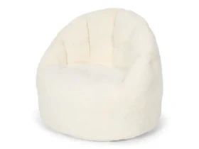 Little Dutch Kreslo detské plyšové Soft White (8040.WHITELD)