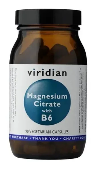 Viridian Magnesium Citrate with B6 90 cps (03108)