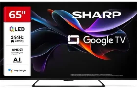 65" Sharp 65HR7465 čierna / 3840 x 2160 / QLED / HDMI / USB / Wi-Fi / DVB-TT2CSS2 / repro 24W (65HR7465)