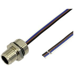 BKL Electronic Vestavná zástrčka pre čidlo/aktuátor, 2703002, piny: 4. mája, 0.5 m, 1 ks; 2703002