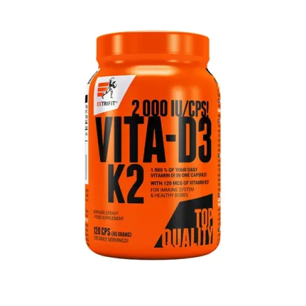 Extrifit Vita-D3K2 2000 IU/CPS 120 cps (18630)