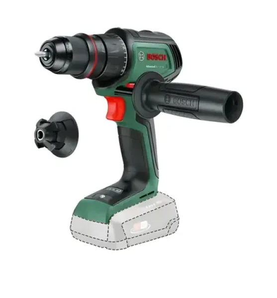 BOSCH AdvancedDrill 18V-80 QuickSnap Solo zelená/čierna / Aku vŕtací skrutkovač / 18V / 13mm skľučovadlo / 78 Nm (06039E2000)