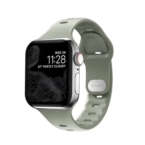 Nomad Sport Slim remienok pre Apple Watch 7 (41 amp; 40 amp; 38 mm) SM zelená (NM01140085)