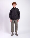 Taion Non Down Military Reversible Boa Hi Neck Jacket BLACK×BLACK M