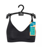 Dámska podprsenka ZERO z mikrovlákna 2.0 Bralette - BLACK - čierna 0004 - SLOGGI BLACK XS