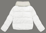 Biela dámska manšestrová bunda J Style (5M3230-281) odstíny bílé S (36)