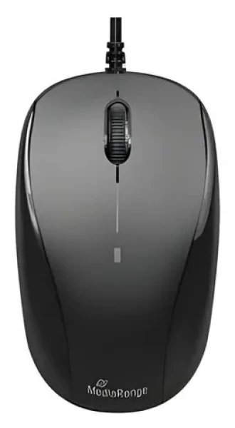 MediaRange MROS213 čierna / Optická myš / 1000 DPI / USB / 3 tlačidlá / 1,5 m (MROS213)