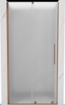 MEXEN/S - Velár posuvné sprchové dvere 110, dekor, meď kartáčovaná 871-110-000-31-65