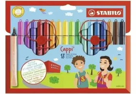 STABILO® Cappi - 18 ks sada - 18 rôznych farieb (140489)