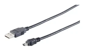 MicroConnect kábel USB2.0 A (M) - miniUSB B (M) 1.8m čierna / 480Mbit/s (USBAMB82)