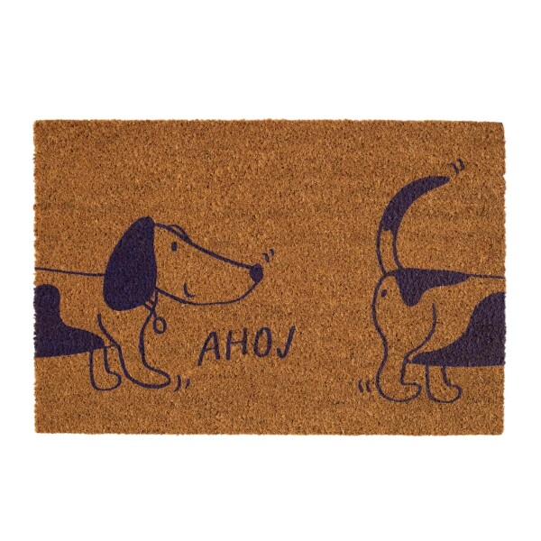Bella Rose Rohožka z kokosových vlákien Pes / Ahoj