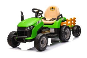Mamido Detský elektrický traktor BBH-030 s prívesom zelený