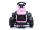 Mamido Detský elektrický traktor s vlečkou ružový