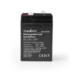 Nedis Dobíjací olovený akumulátor / Olovené / Dobíjací / 6 V / 4500 mAh (BALA45006V)