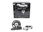 Mamido Mamido Autíčko na diaľkové ovládanie BMW M3 1:18 s volantom biele MT1327