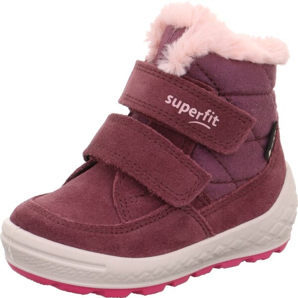Dievčenské zimné topánky GROOVY 2.0 Red/Pink GTX Superfit 1-106314-5010 - 25