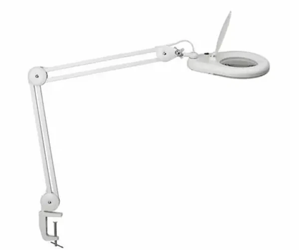Maul Viso 8263402 biela / Lupová LED lampa / so svorkou / 3 dioptrie / 660 lm / 6500K (8263402)
