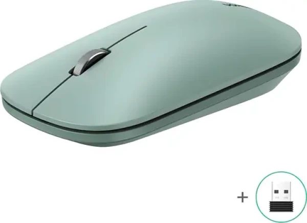 Ugreen MU001 zelená / Bezdrôtová myš / ergonomická / 3 tlačidlá / 1x AA batéria (UGR1309GRN)