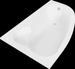 MEXEN - Westa asymetrická vaňa ľavá 160 x 100, biela 560116010001