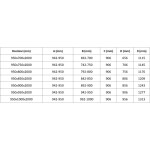 MEXEN/S - Lunar-B Duo sprchovací kút dvere krídlové 95 x 85, transparent, ružové zlato 832-095L-085P-60-00